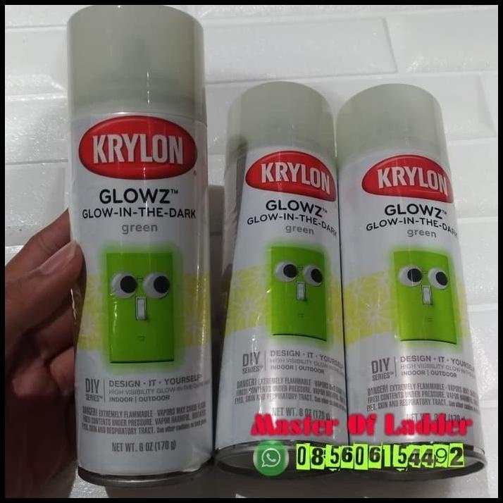 

Cat Semprot Krylon Glow In The Dark- Nyala Dalam Gelap Fosfor