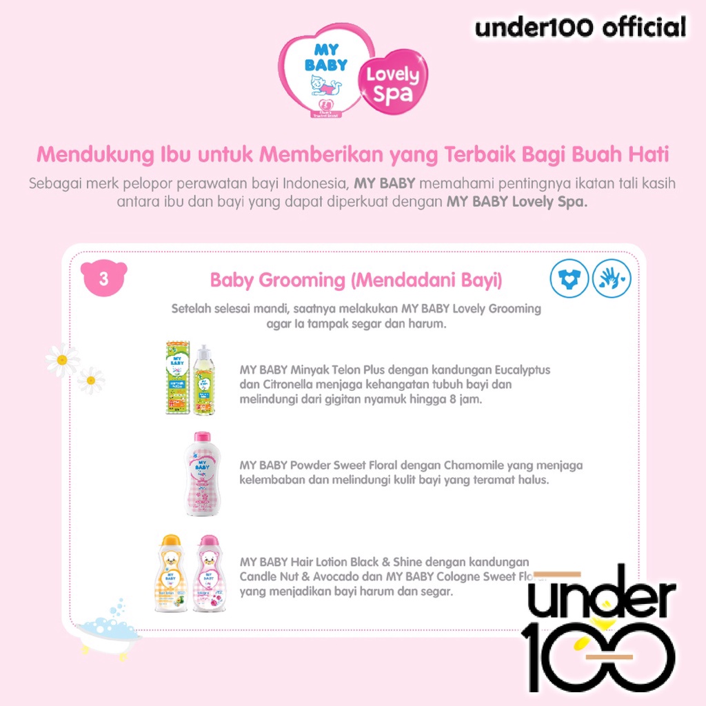 ❤ UNDER100 ❤ MY BABY Gift Box Blue 7 Items - 1 Paket Perlengkapan Bayi Baru Lahir