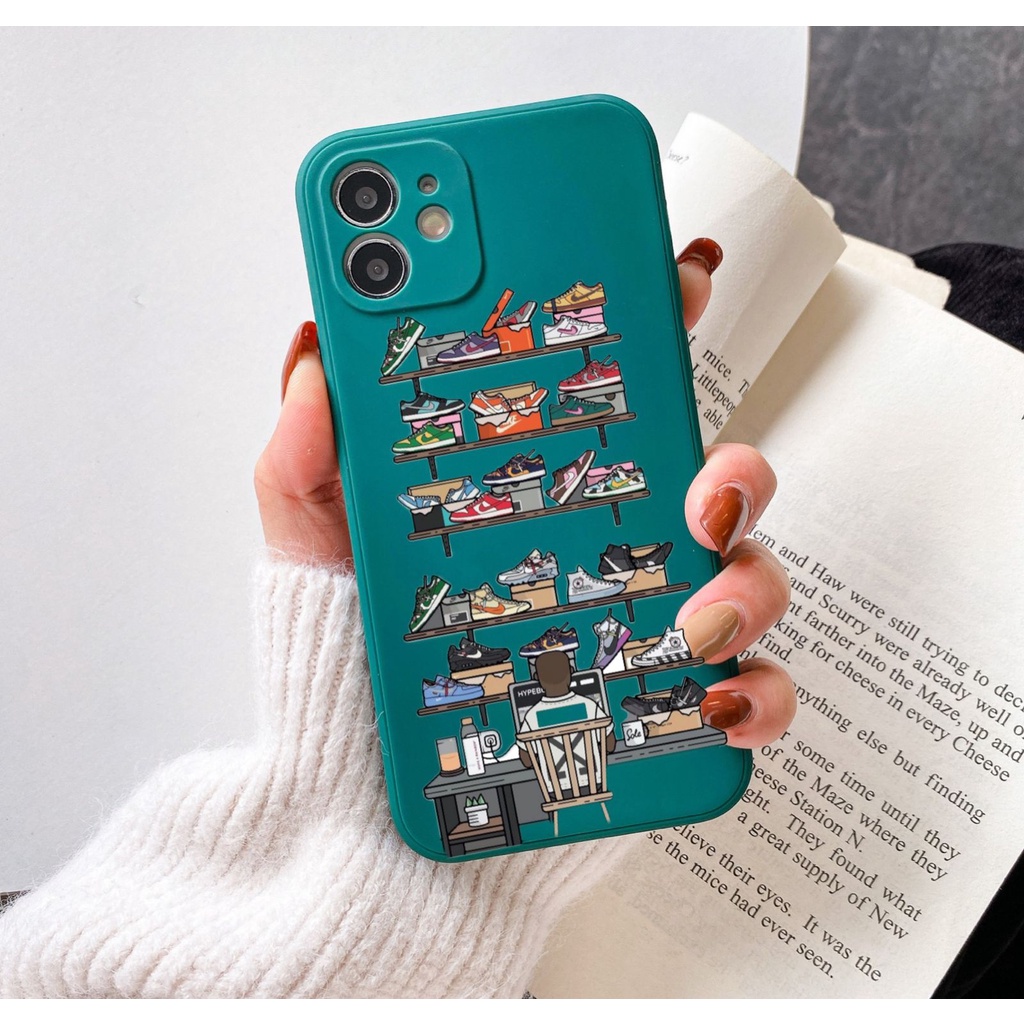 BB06 Casing Warna Sepatu Keren Softcase for Xiaomi Redmi A1 A1+ 4A 4 4X 5 5A 5+ 6 6A 7 7A 8 9 Prime 9A 9i 9C 9T 10 10C 10S 10T 11 11S 11T 12 12C 12T Lite S2 Ultra Poco C40 F3 F4 K40 M3 M4 M5 X3 GT NFC 5G