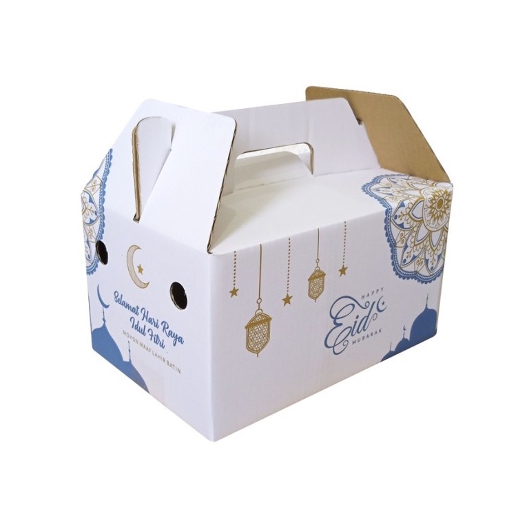 

Kardus Jinjing Parcel Lebaran Box Tenteng Packaging Toples Kue Kering Hampers Idul Fitri Dus 26x17x13