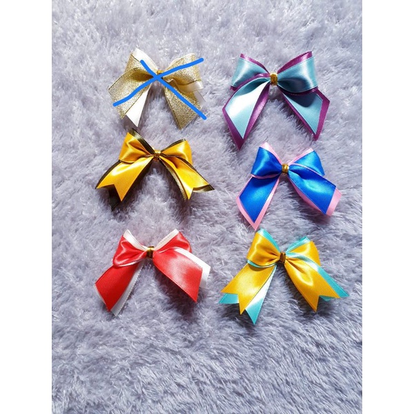 

pita satin jadi/pita dua warna