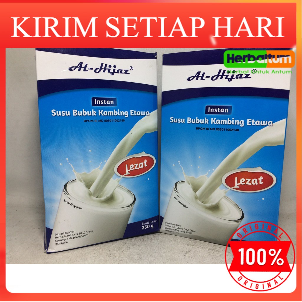 

Susu Kambing Etawa Al - Hijaz | Susu Al Hijaz Berkhasiat 250 gr