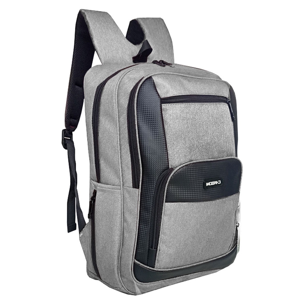 Backpack Carboni Make My Day Tas Ransel Original AA OOO3 GREY Tas Sekolah SD/ SMP Urban Style Casual pria wanita + FRE Raincofer