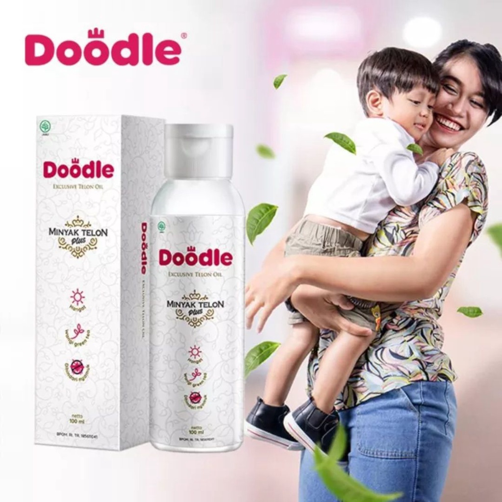 Doodle Exclusive Telon Oil 100ml  / Travel Size 60ml - Minyak Telon Plus Doodle