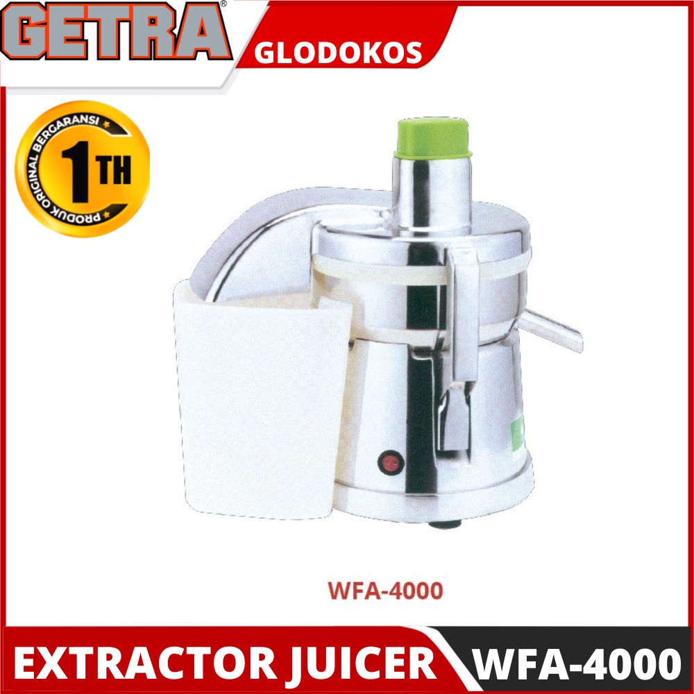 JUICER EXTRACTOR GETRA WFA-4000 MESIN PEMISAH SARI BUAH DENGAN AMPAS WFA 4000