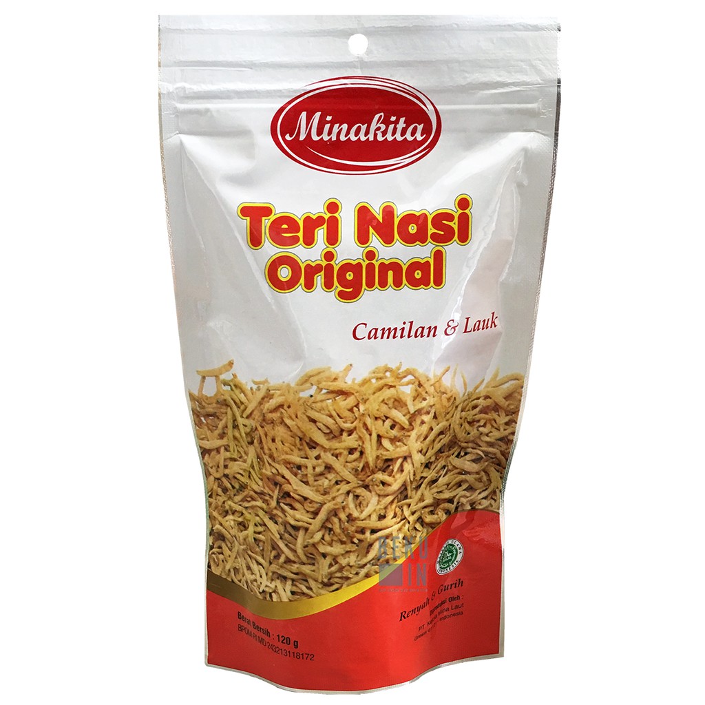 

YUMMY Minakita Teri Original/Teri Nasi Balado 120g / Teri MPASI - Tanpa MSG Ori!!
