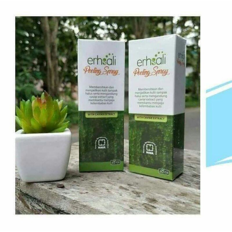 Erhsali Peeling spray perontok daki dan mengangkat sel kulit mati