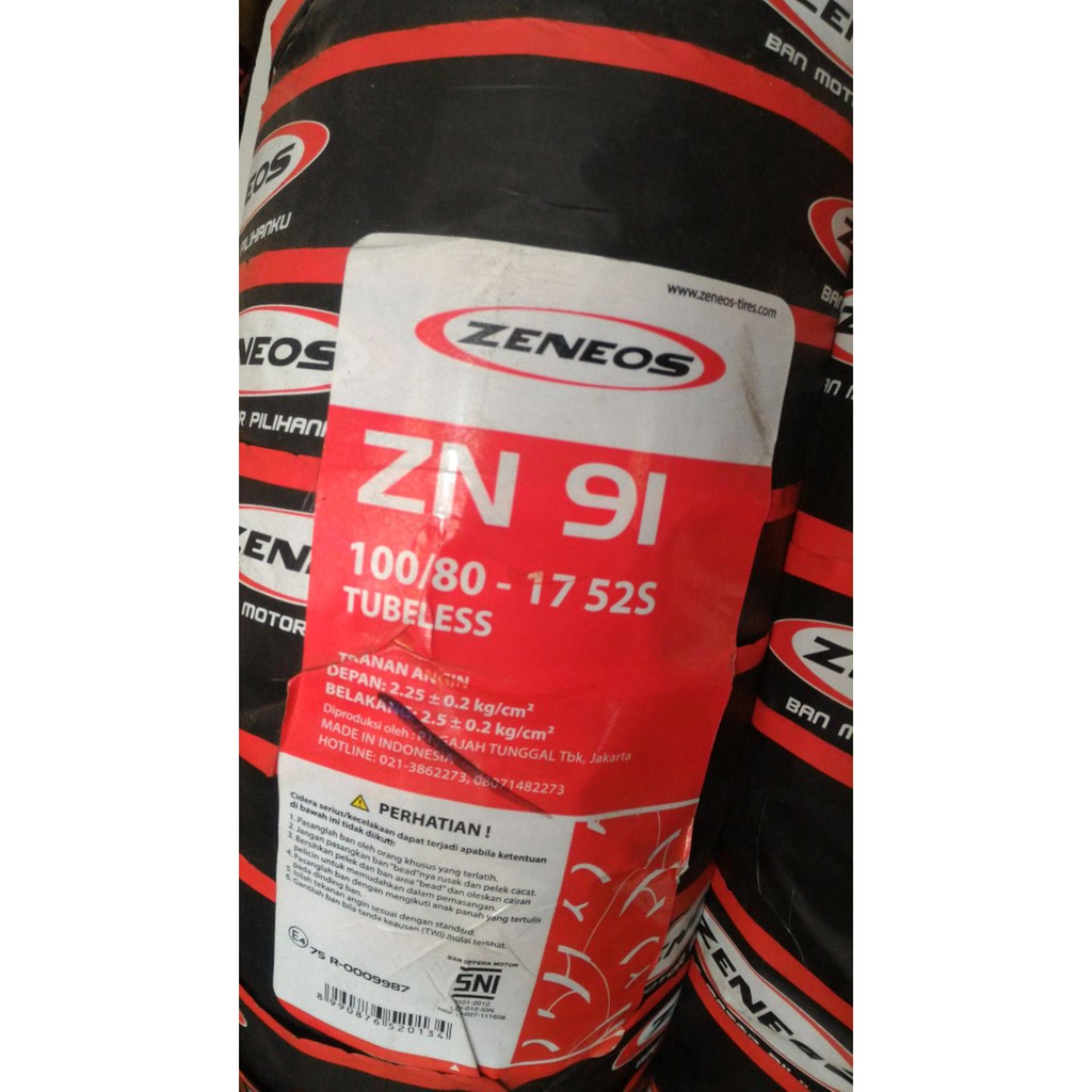 

Sr- Zeneos ZN 91 uk. 100/80 - 17 Bagus