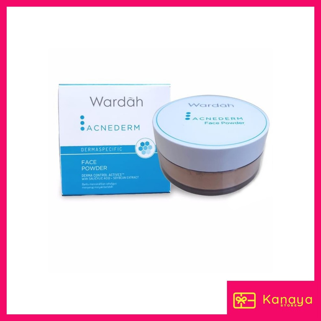 (BISA COD) Wardah Acnederm Face Powder 20 gr