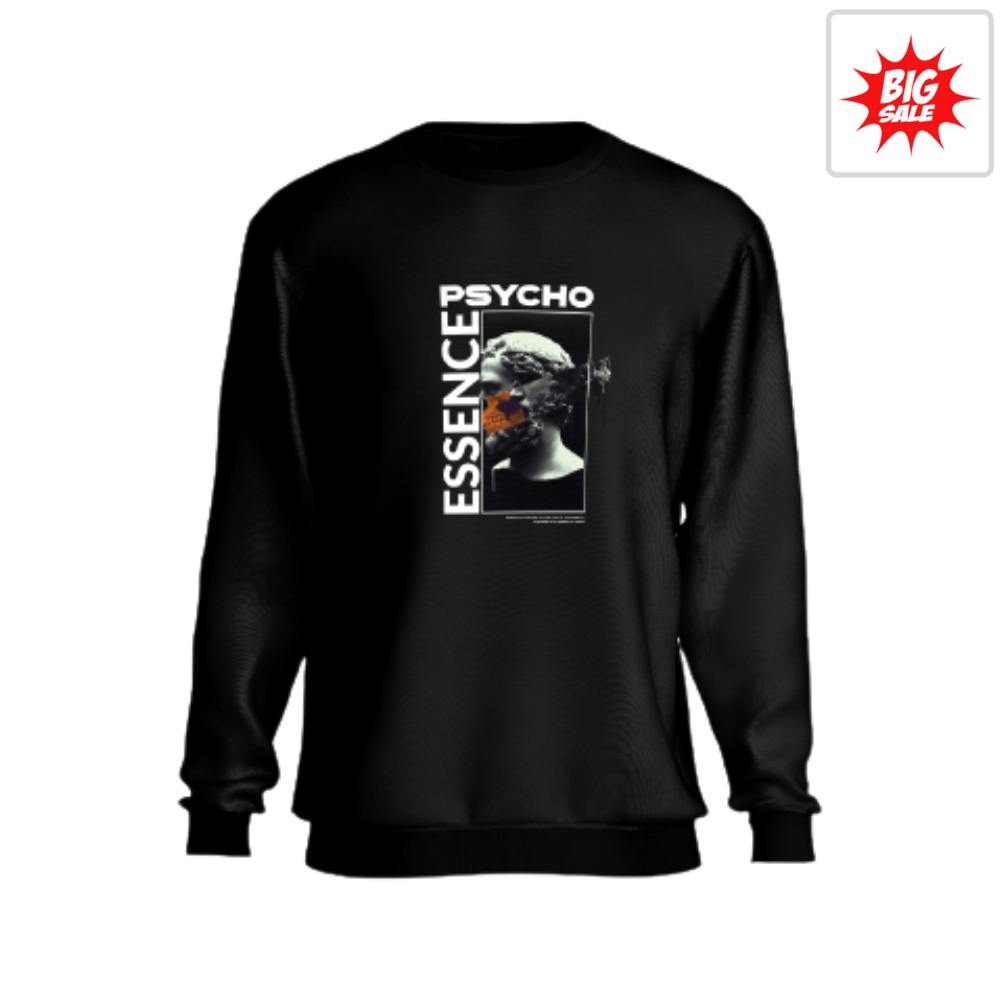 HOT ITEM - Psycho.id Sweater Sweatshirt pria dan wanita Unisex