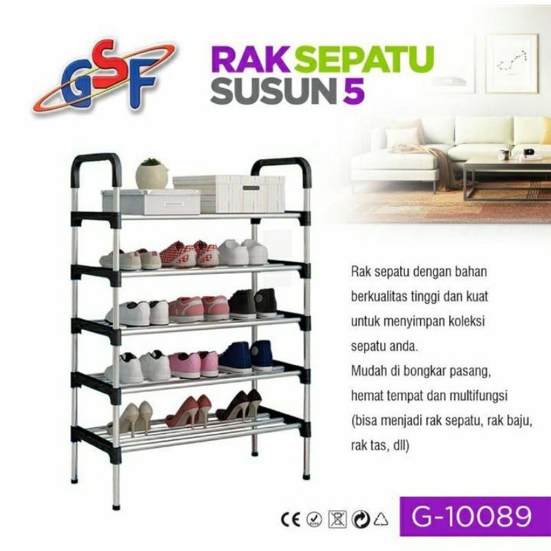 Rak sepatu GSF susun-5