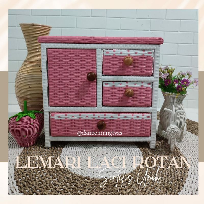 Jual Lemari Laci Rotan Shopee Indonesia