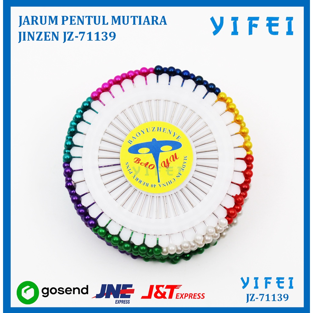 JARUM PENTUL 480 PCS/JARUM PENTUL MUTIARA YIFEI-71139