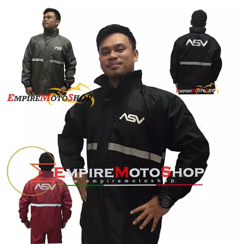 Jas Hujan ASV Parasut Original Model Axio