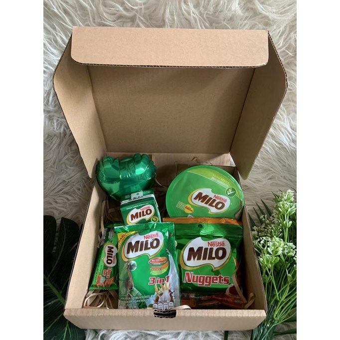 

BAYAR COD Kado hampers coklat milo (M) valentine ultah imlek - Balon PROMO Kode 1460