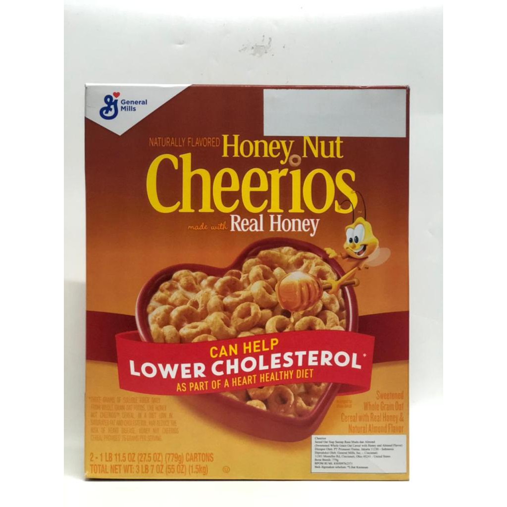 

CHEERIOS HONEY NUT 27.5 OZ / SEREAL IMPORT