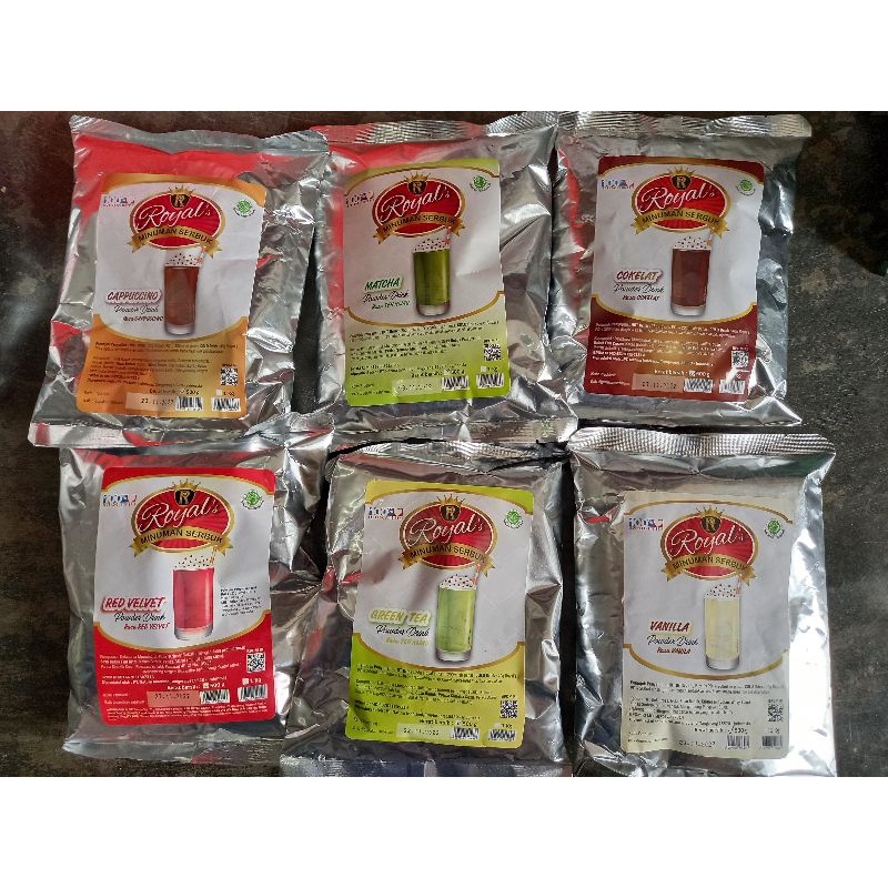 

ROYAL POWDER DRINK - BUBUK MINUMAN ANEKA RASA 500 GRAM