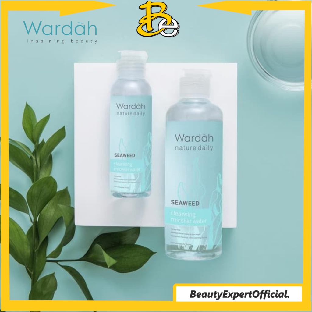 ⭐️ Beauty Expert ⭐️ wardah Nature Daily Seaweed Cleansing Micellar Water - Micellar Water Dengan Seaweed