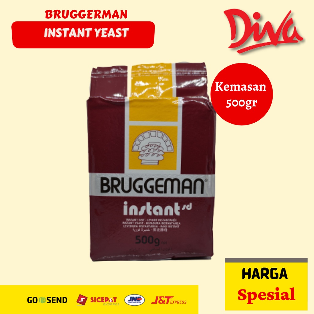 

[500gr] Bruggeman Instant Yeast Brown - Ragi Kering Instan