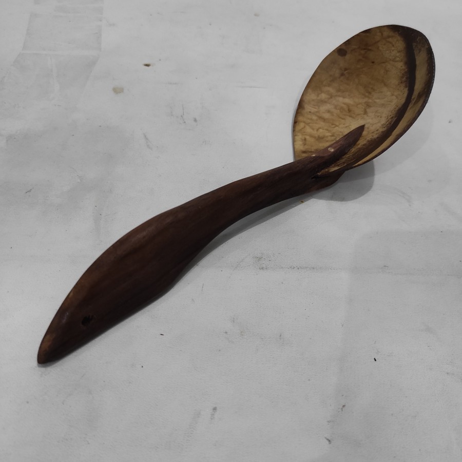 Sendok centong irus ledel ladel Ladle sayur batok kelapa pendek lebar