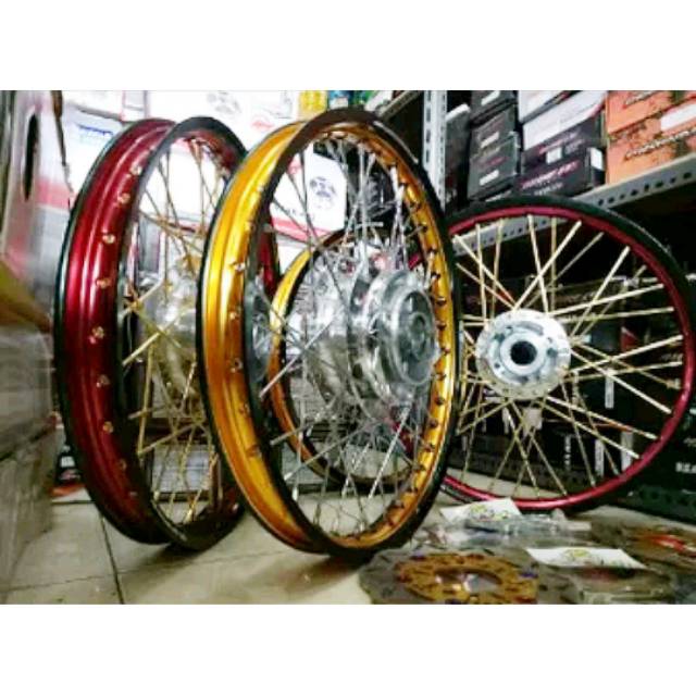 Paketan Velg Ninja R  - Ninja RR Velg TDR Sama piringan cakram depan belakang dan sama distel