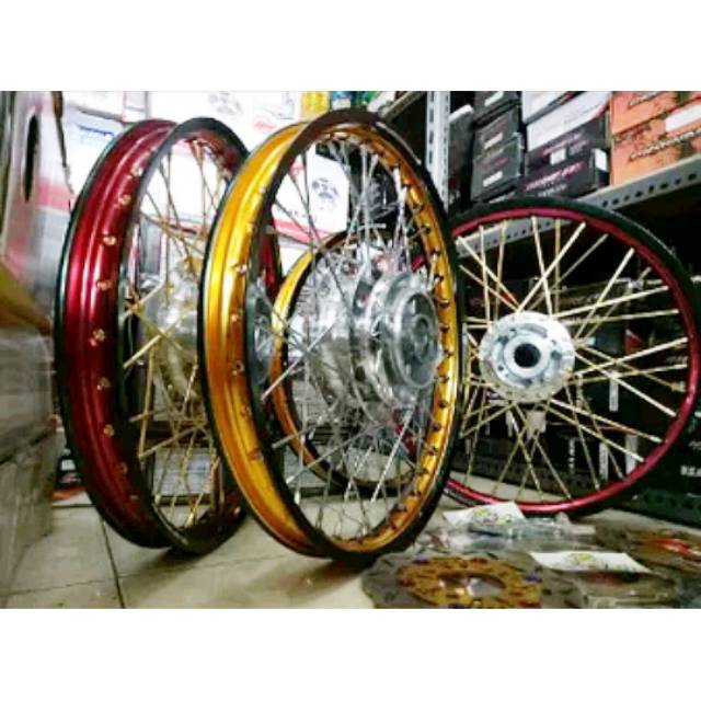 Paketan Velg Ninja R  - Ninja RR Velg TDR Sama piringan cakram depan belakang dan sama distel