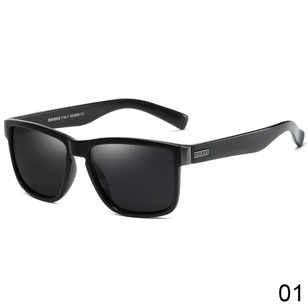 Timekey Kacamata Hitam Polarized Frame Kotak Besar Gaya Retro Untuk Wanita B4W7