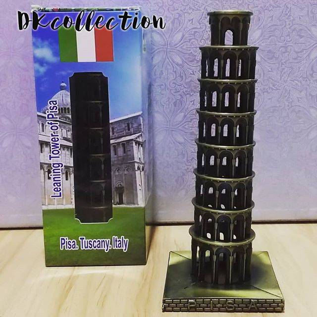 Pajangan souvenir miniatur menara pisa menrcandise italy /itslia