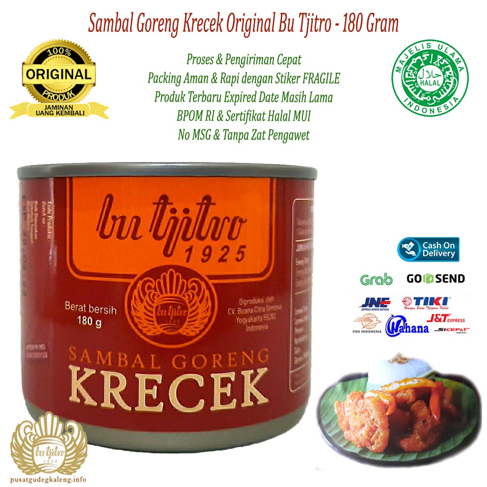 Sambal Goreng Krecek Bu Tjitro - 180Gram