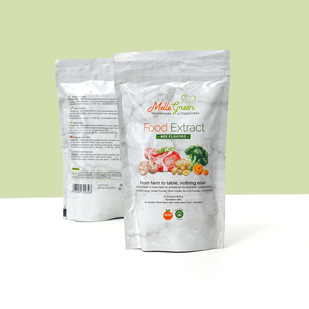 

Bubuk Mellegreen Pouch Food Extract