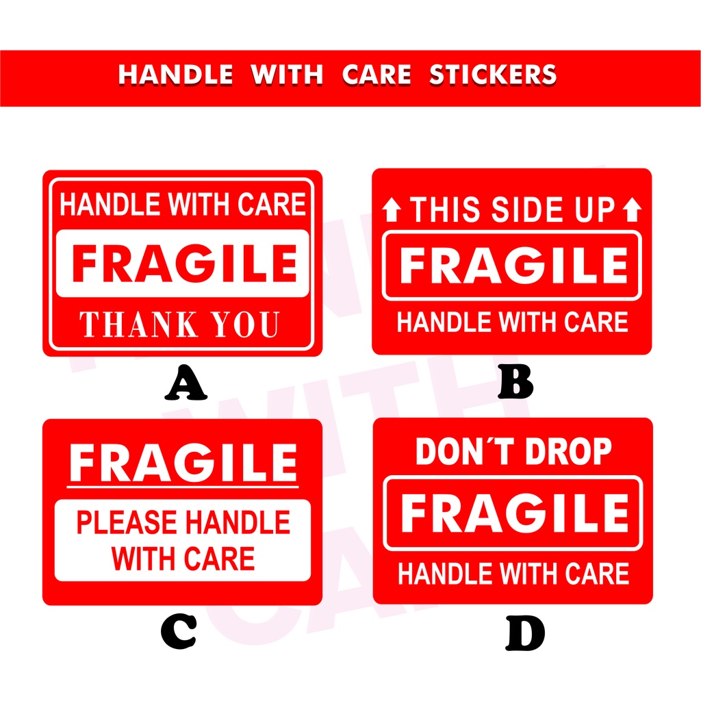 

Stiker Fragile Murah