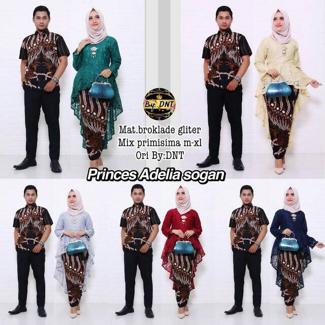 COUPLE BATIK PRINCESS ADELIA SOGAN PINGUIN MURAH SARIMBIT BATIK MURAH BATIK HIJAB