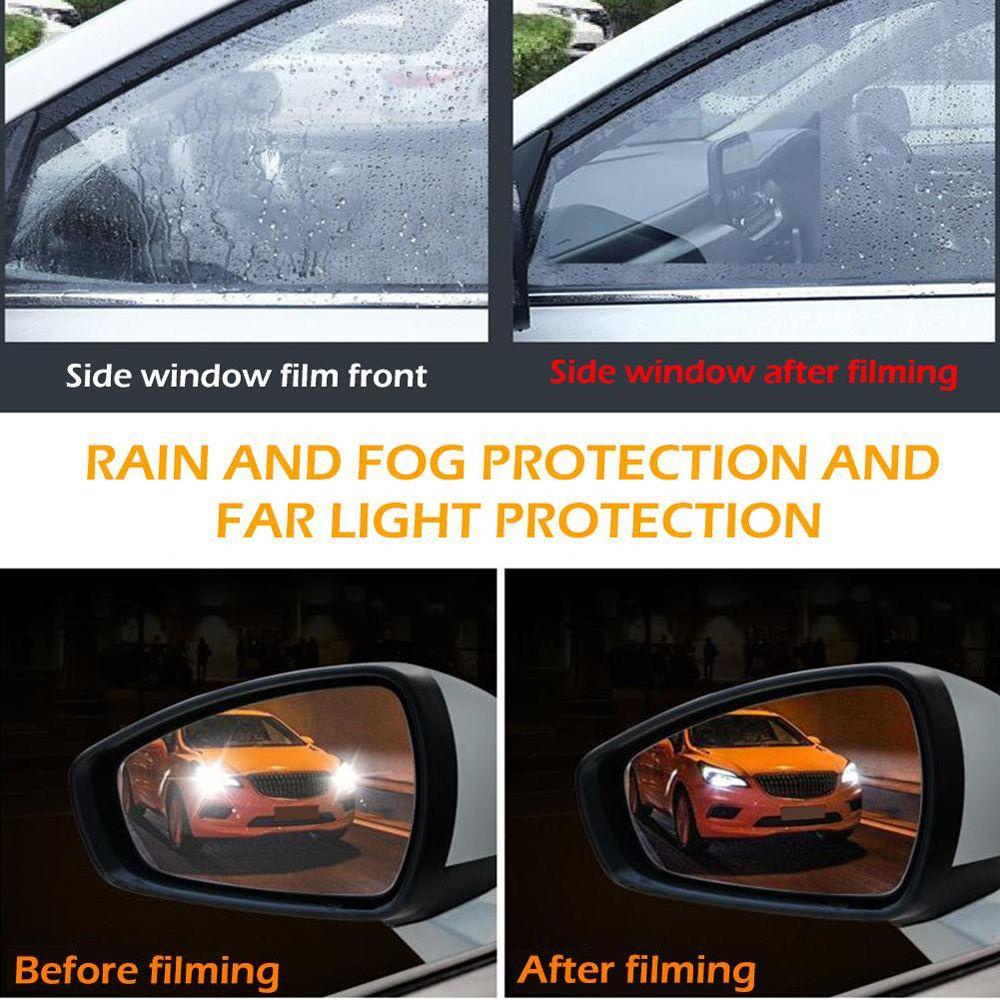 Lanfy Kaca Film Samping Mobil Cat Gores Tahan Lama Aksesoris Mobil Anti Gores Anti Kabut Tahan Hujan Multifungsi Rainproof Films