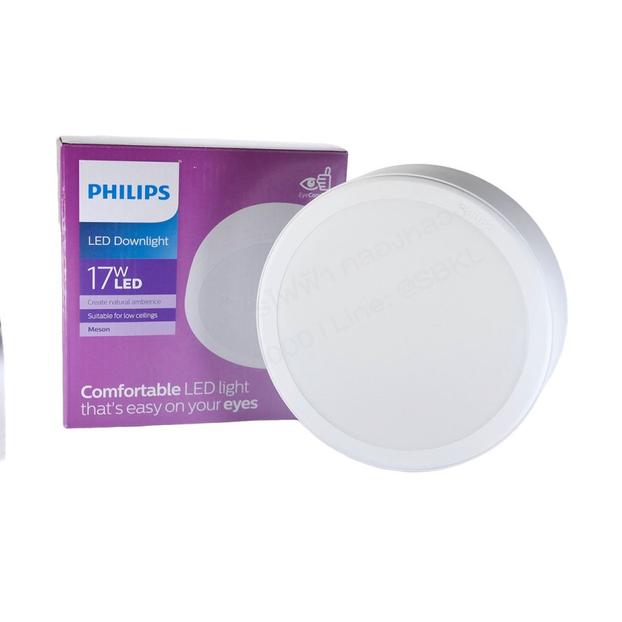 Lampu Downlight Philips Outbow LED Meson 17W 24W 59472 D150 GEN 3 Surface Mount 17 Waat untuk Plafon Dak Cor OB Ceiling Hias Teras Pilar SNI Original