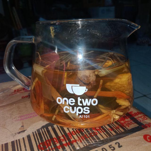 Teko Kopi Kaca Barista Coffee Maker Pot Kettle 300 600 Ml Peralatan Kopi Perlengkapan Cafe Onetwocup