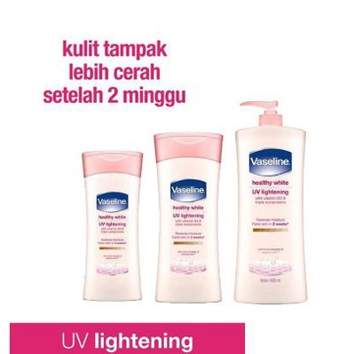 ^ KYRA ^ VASELINE Hand And Body Lotion Healthy White UV Lightening With Vitamin B3