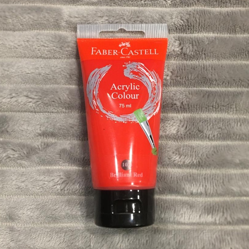 

Gramedia Banjarmasin - Faber Acrylic Colour 75ML Briliant Red 102