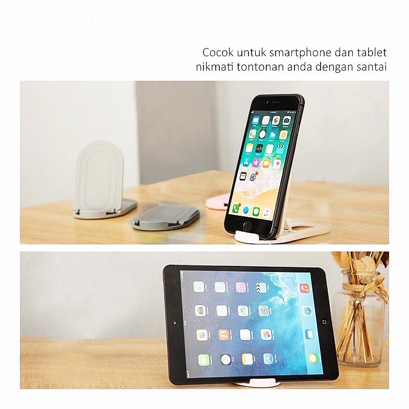 STENTS FOLDING  DUDUKAN STAND HOLDER HANDPHONE IPAD TABLET HP/ UNIVERSAL HOLDER FOLDING STENTS