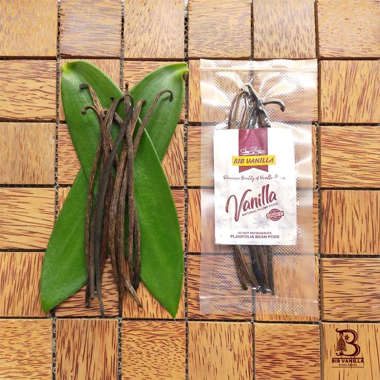

Vanilla Beans / Biji Vanilla / Planifolia PNG Kering 10 gram