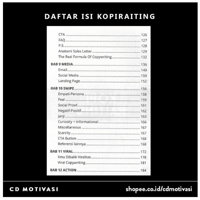 Kopiraiting Buku Copywriting Nomor 1 di Indonesia - Saripati Copywriting Dalam Satu Buku - Ilmu Paling Penting Dalam Pemasaran-3