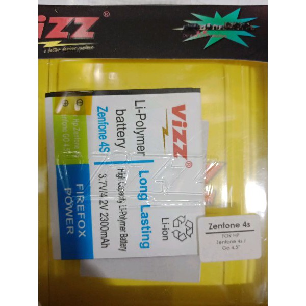 Battery Batre Vizz Asus Zenfone 4S Zenfone Go 4.5inc Double Power Ori