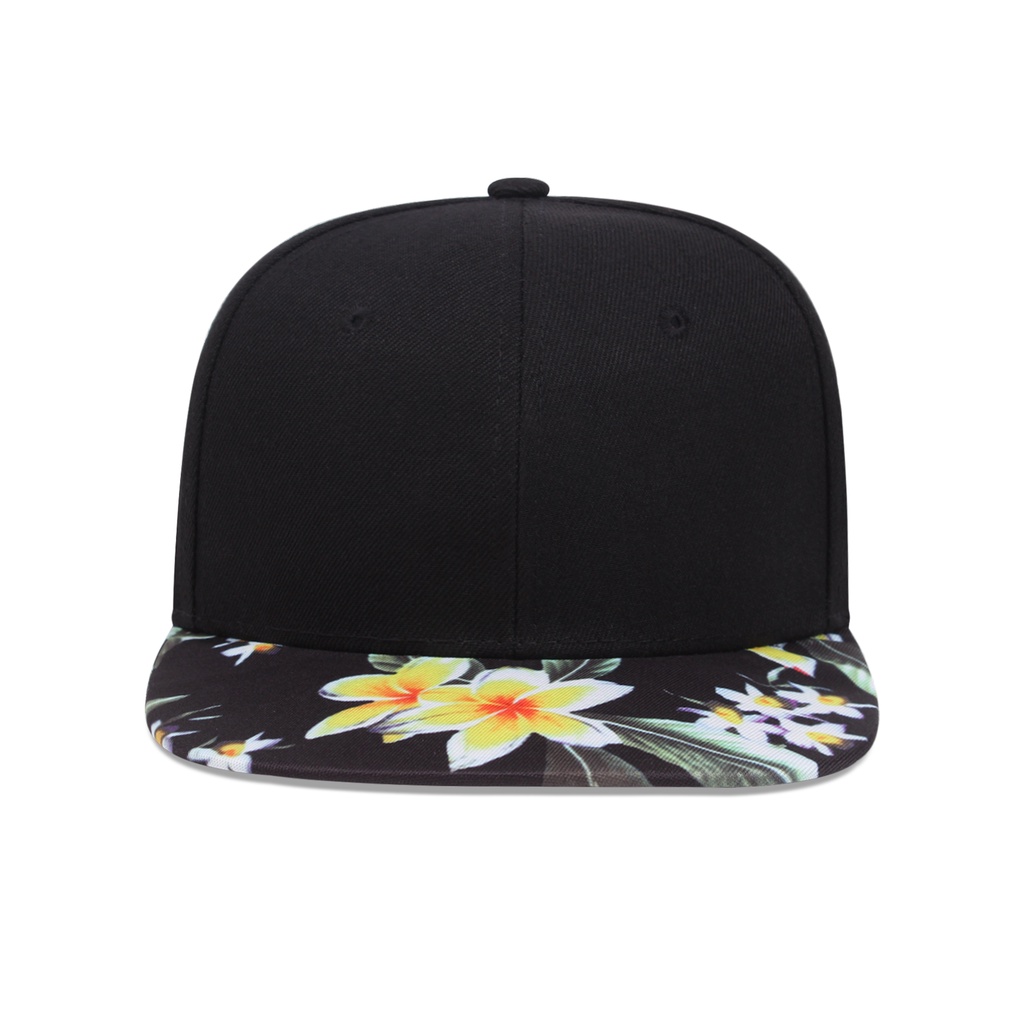 Topi Snapback Motif Print Tulang Bahan Katun Gaya Korea Untuk Pria Dan Wanita