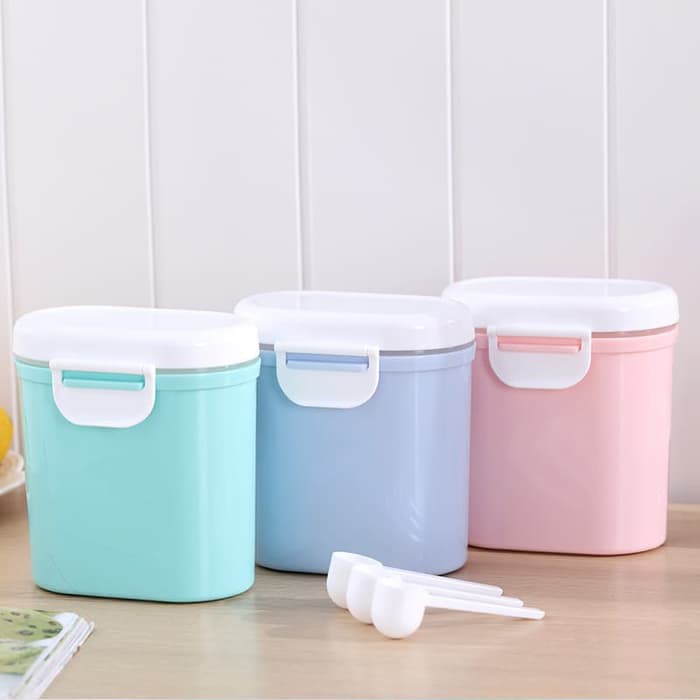 Toples Susu Bubuk Bayi 800ml / Toples Susu Wadah Tempat Menyimpanan Susu Bayi Serbaguna