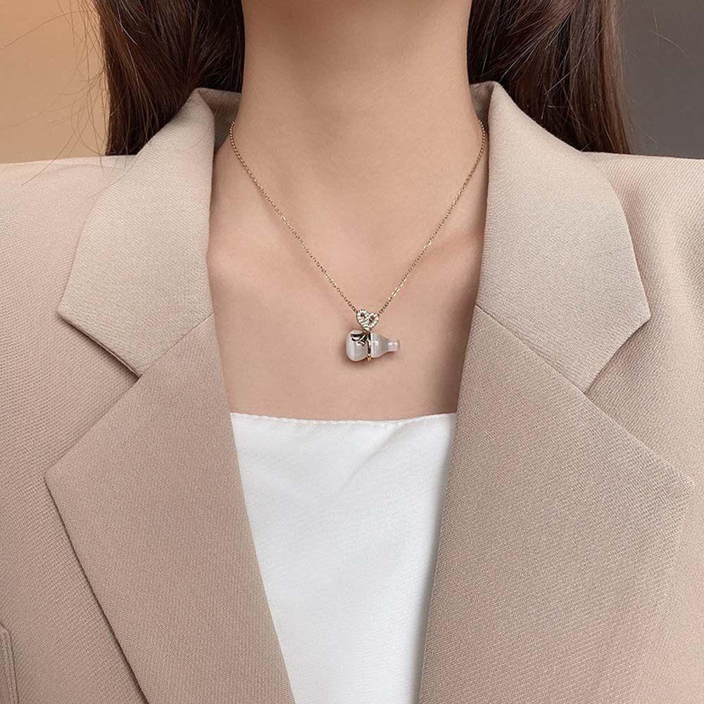 Mxbeauty Kalung Emas Kepribadian Indah Wanita Kalung Gaya Etnik Perhiasan Jewelry Hadiah Temperamen Kalung Perempuan