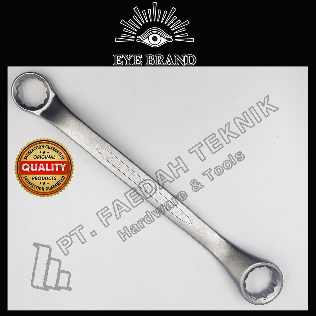 Kunci Ring / Offset Ring Wrench Chrome Vanadium 36 x 41 Eye Brand