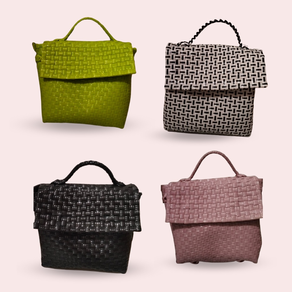 Tas Jali Mini Tutup Magnet/ Tas Jali Anyaman Premium/ Tas Jali Premium MIni/ Tas Anyaman Unik