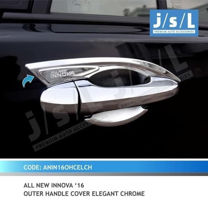 MANGKOK PINTU ALL NEW INNOVA 2016 ELEGANT CHROME