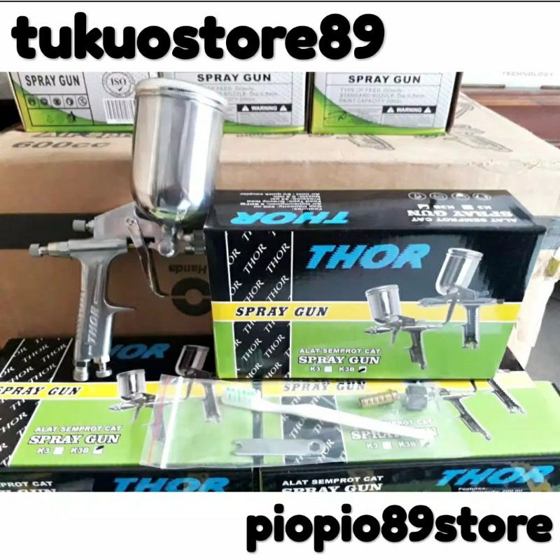 spray gun THOR K3B nozzle 0.5mm 200ml / spet cat
