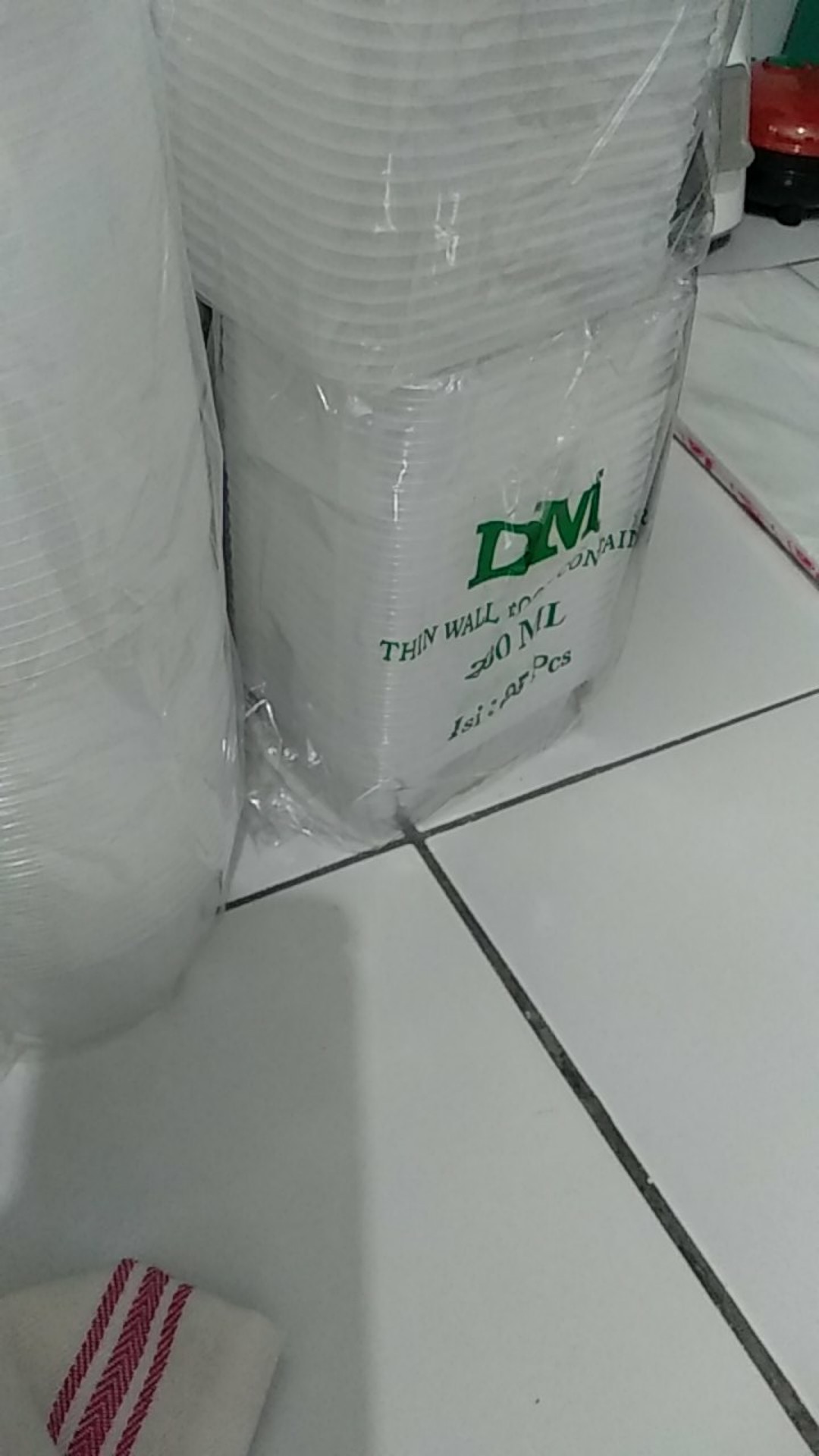 Mangkok Bulat 200ml - Mangkuk Thinwall Plastik- Isi 25pcs Jakarta
