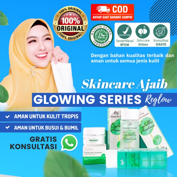 Promo Treatment Alami Skincare Reglow Pencerah & Pemutih Wajah - Original Aman Halal BPOM / COD